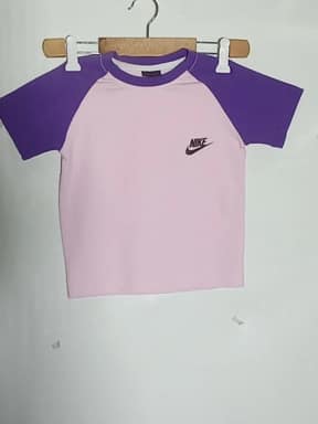 Girl's T-shirt - Pink - Purple - 10040
