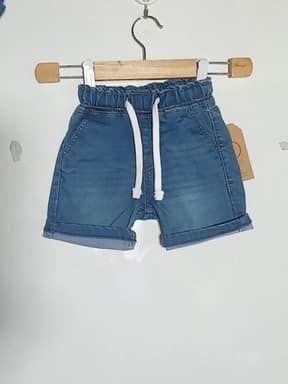Jeans nicker - clr blue - 1