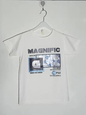 T-shirt - Clr Off-White - 075