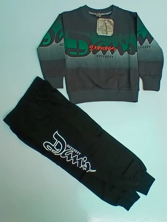 Trouser Shirt - full sleave shirt with trouser - Green thumbnail 1