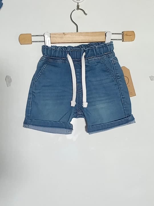 Jeans nicker - clr blue - 1