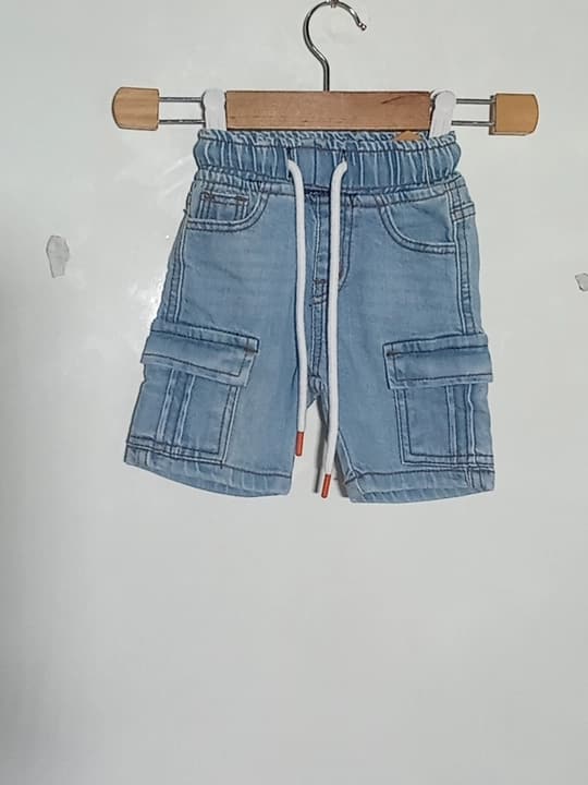 Blue jeans 6 pocket short nicker for boys